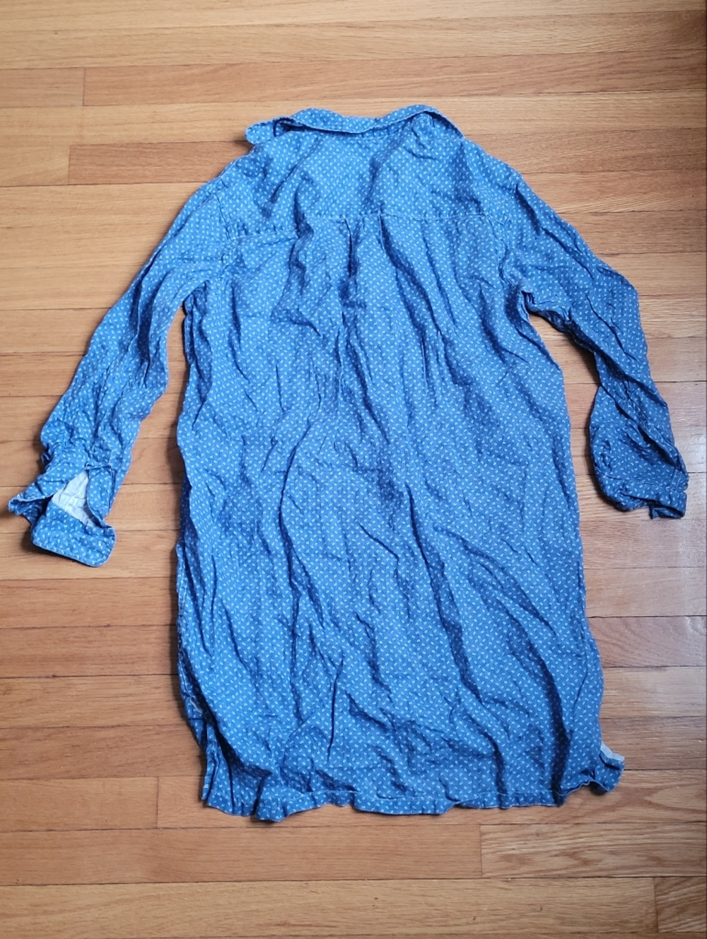 FRANK AND EILEEN HUNTER LINEN SHIRTDRESS SHIRT DRESS - Picture 4 of 5